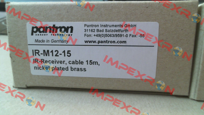 p/n: 9SIR024, Type: IR-M12-15 Pantron