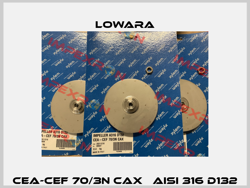 CEA-CEF 70/3N CAX   AISI 316 D132 Lowara