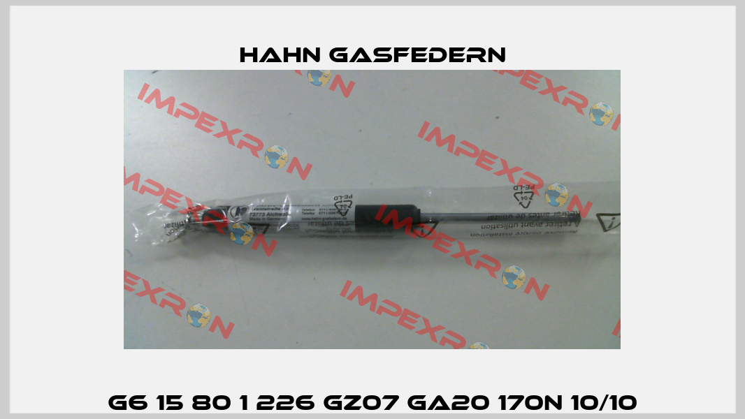 G6 15 80 1 226 GZ07 GA20 170N 10/10 Hahn Gasfedern