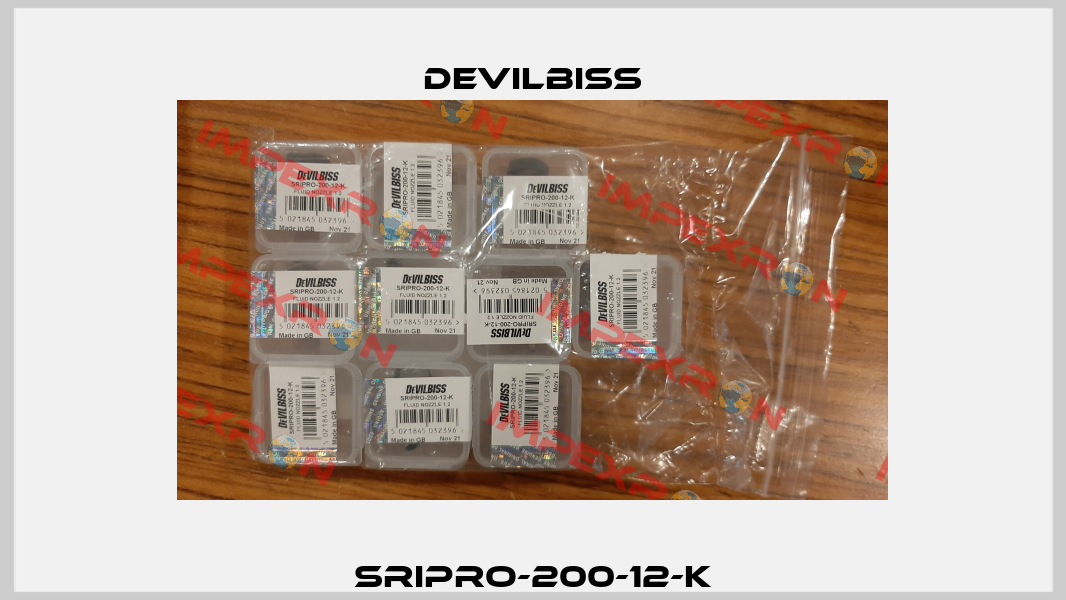 SRIPRO-200-12-K Devilbiss