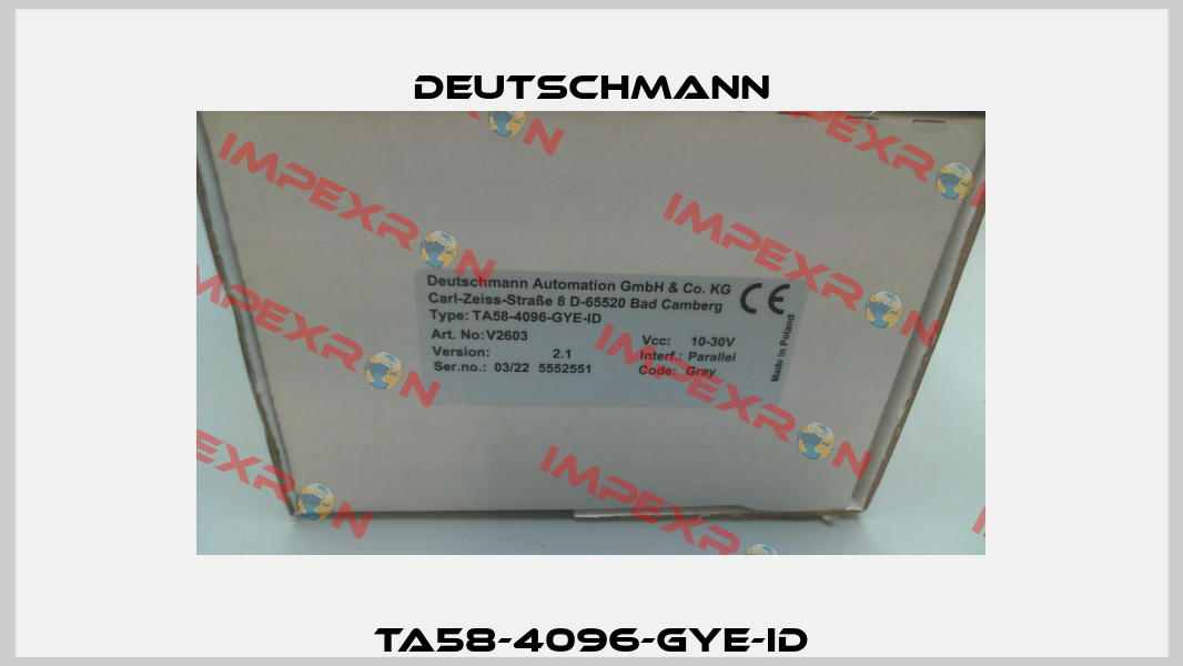 TA58-4096-GYE-ID Deutschmann