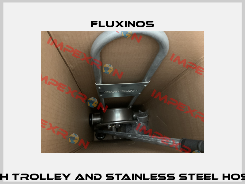 Jolly 300 with trolley and stainless steel hose connector fluxinos