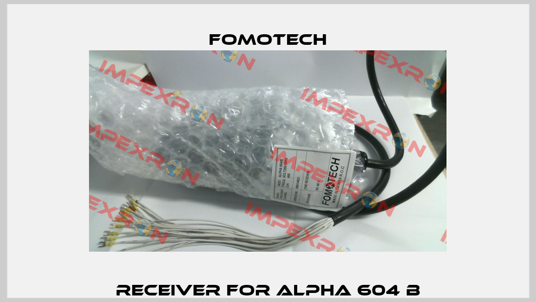Receiver for Alpha 604 B Fomotech