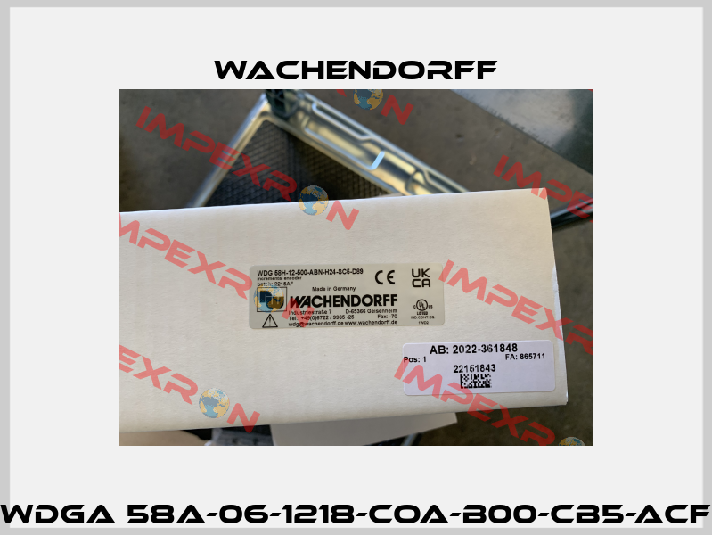 WDGA 58A-06-1218-COA-B00-CB5-ACF Wachendorff
