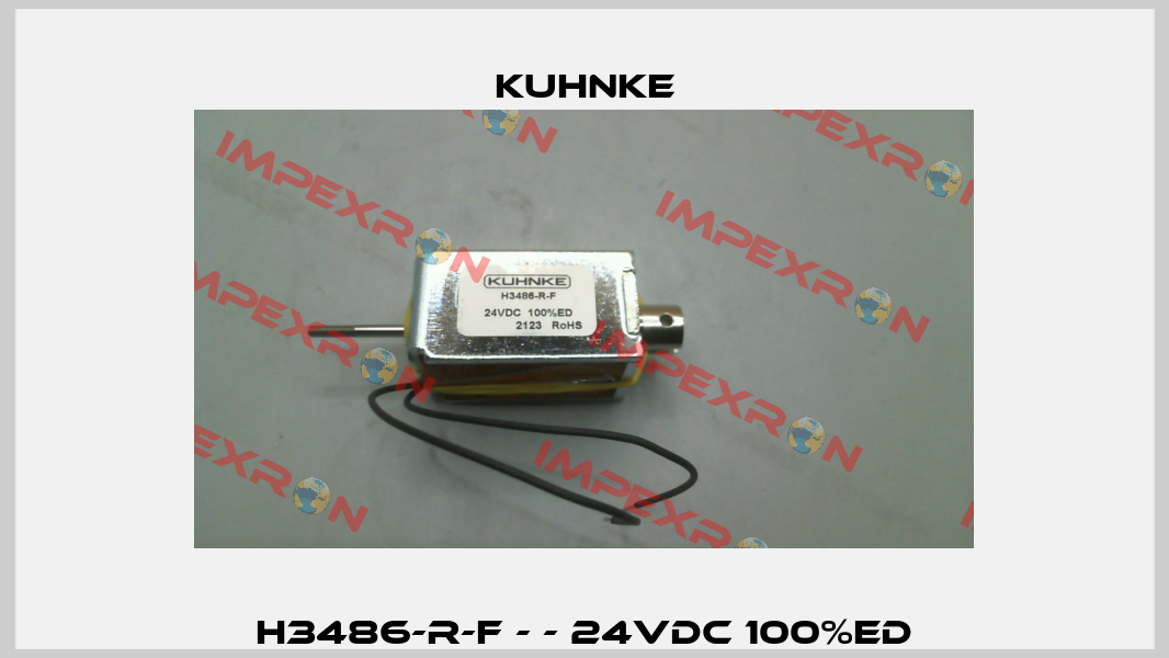 H3486-R-F - - 24VDC 100%ED Kuhnke
