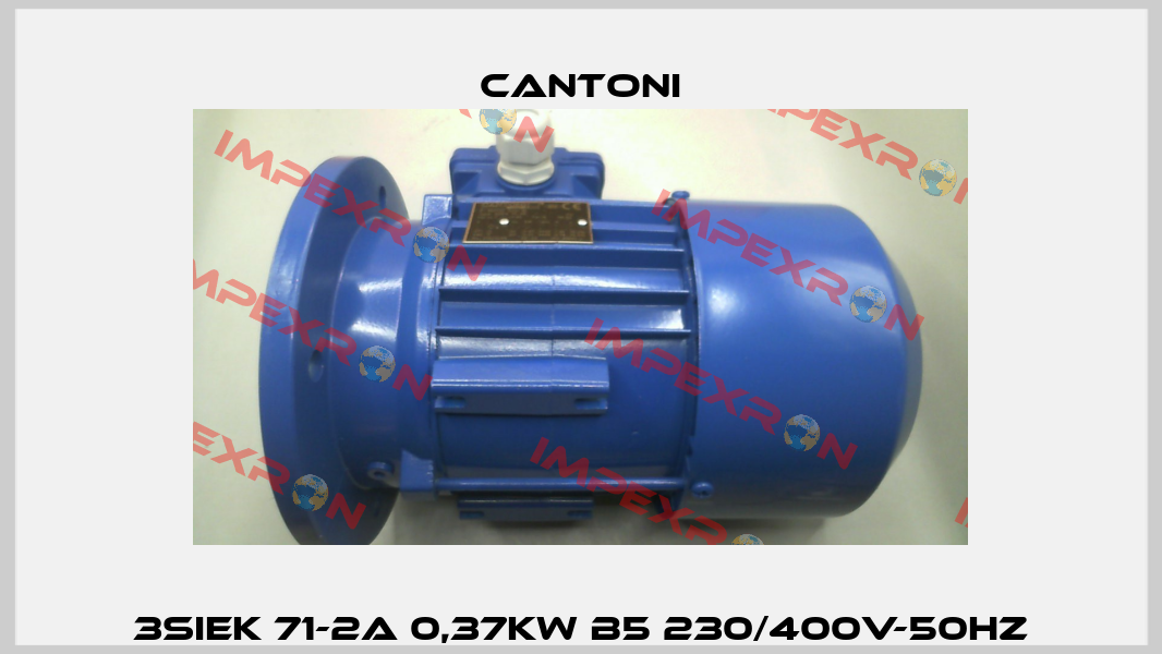 3SIEK 71-2A 0,37kW B5 230/400V-50Hz Cantoni