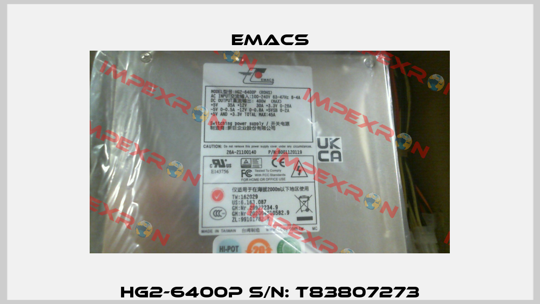HG2-6400P S/N: T83807273 Emacs