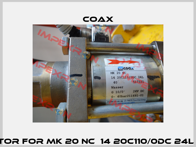 Actuator for MK 20 NC  14 20C110/0DC 24L (517331) Coax