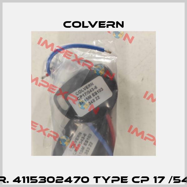 Nr. 4115302470 Type CP 17 /543 Colvern