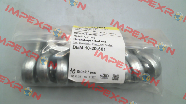 BEM 10 20-501 Durbal