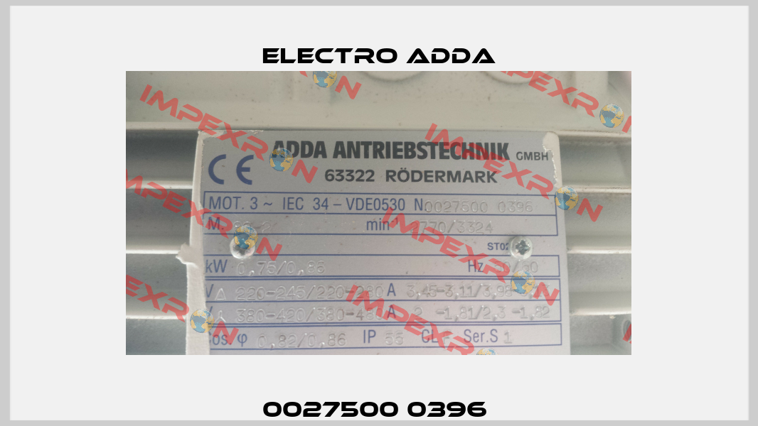 0027500 0396  Electro Adda