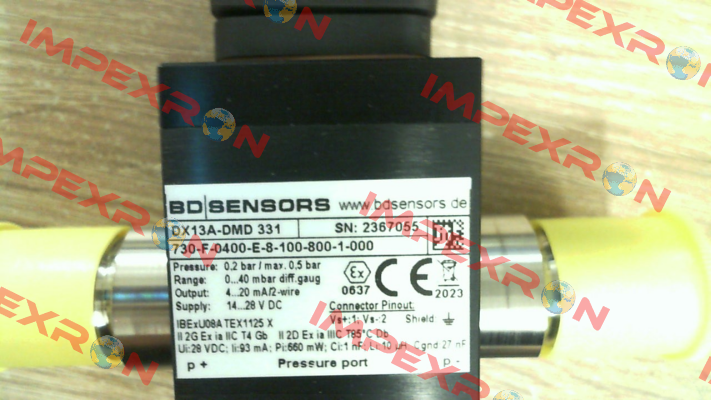 DMD 331 Code: 730-F-0400-E-8-100-800-1-000 Bd Sensors