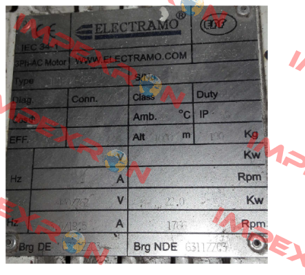 1L180M-4B5 obsolete replaced by  YX3-180M4  Electramo