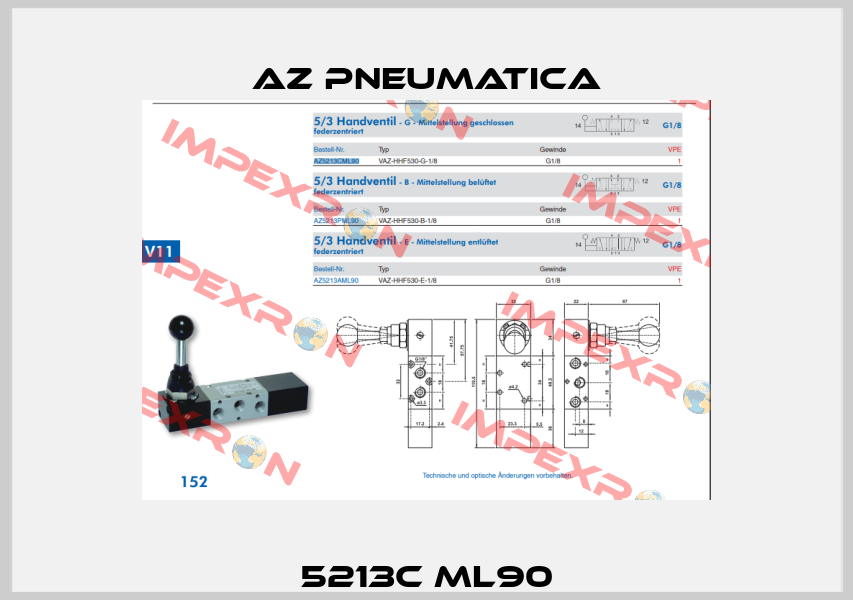 5213C ML90 AZ Pneumatica
