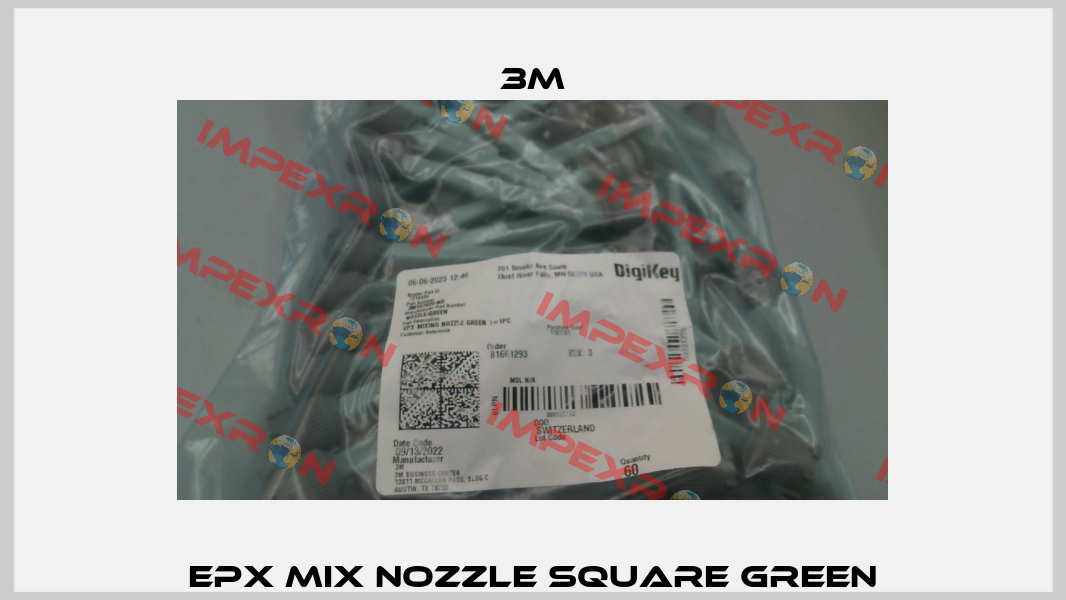 EPX Mix Nozzle Square Green 3M