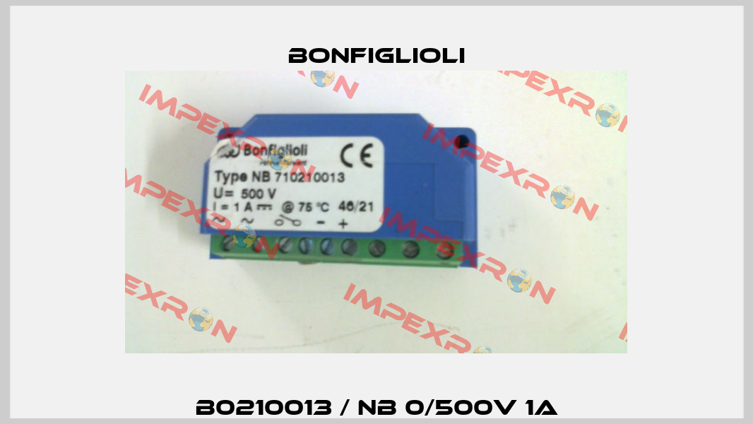B0210013 / NB 0/500V 1A Bonfiglioli