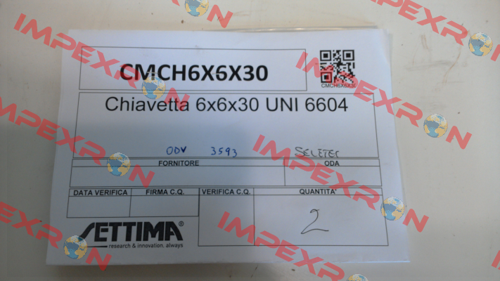 CMCH6X6X30 Settima Meccanica