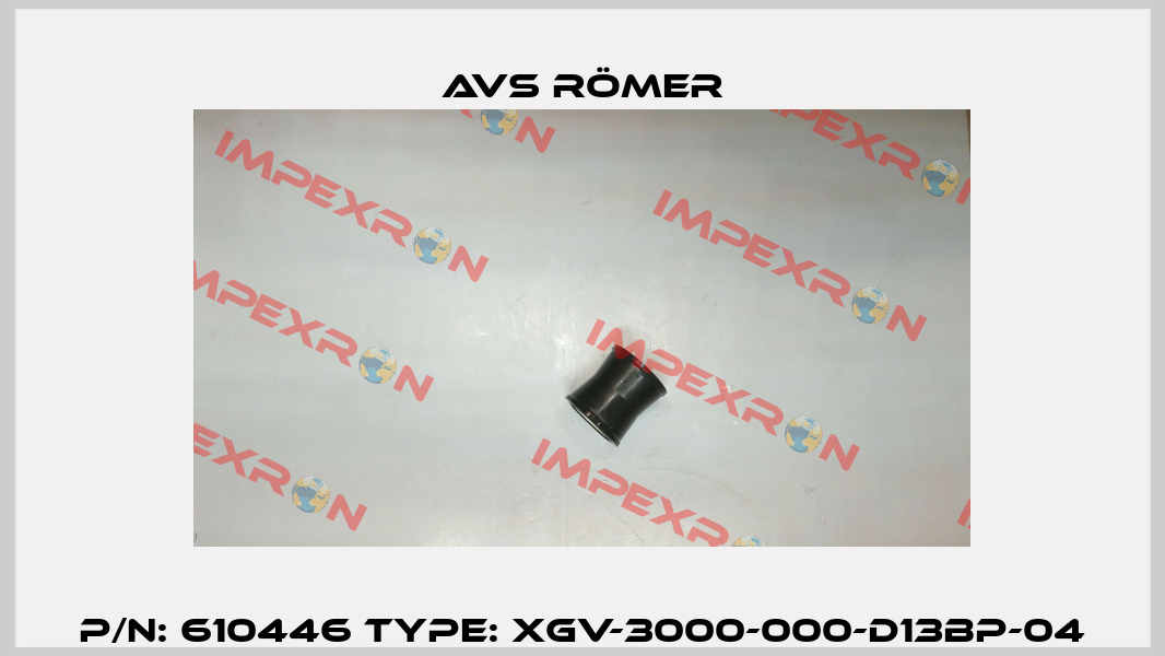 p/n: 610446 type: XGV-3000-000-D13BP-04 Avs Römer