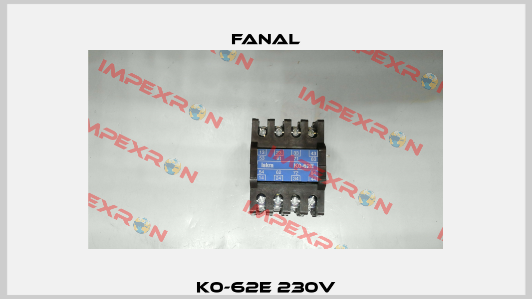 K0-62E 230V Fanal